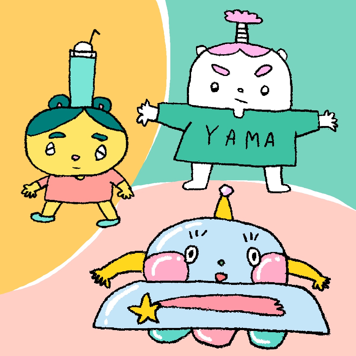 ほんわか＊絵本のようなキャラクターおつくりします 鉛筆タッチのキャラクター◯商品やサービスなどの紹介にどうぞ イメージ5