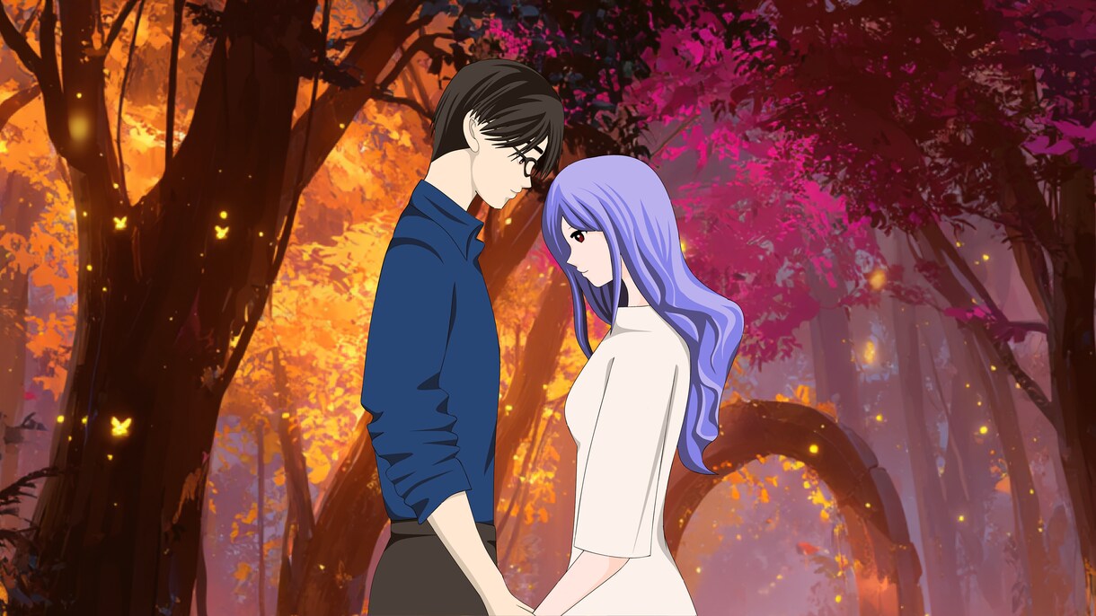 アニメスタイルでイラスト描きます 背景画も要望があれば合わせて描くことができます イメージ4