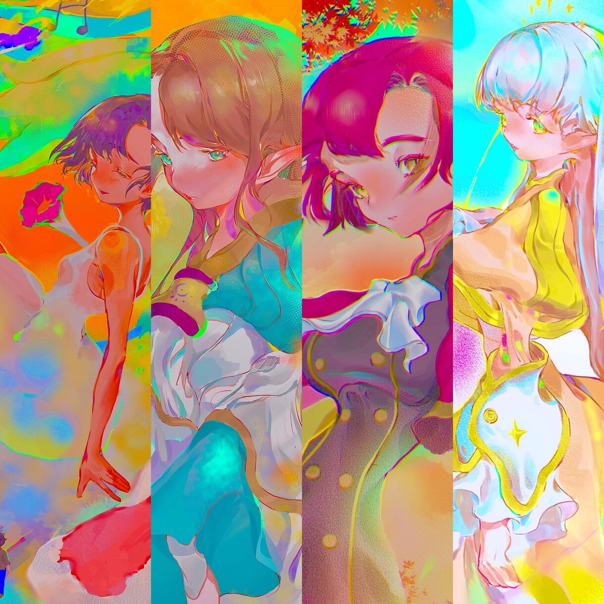 鮮やかで美しい★1枚絵描かせていただきます 要望に沿って様々な用途の絵をお作りします イメージ1