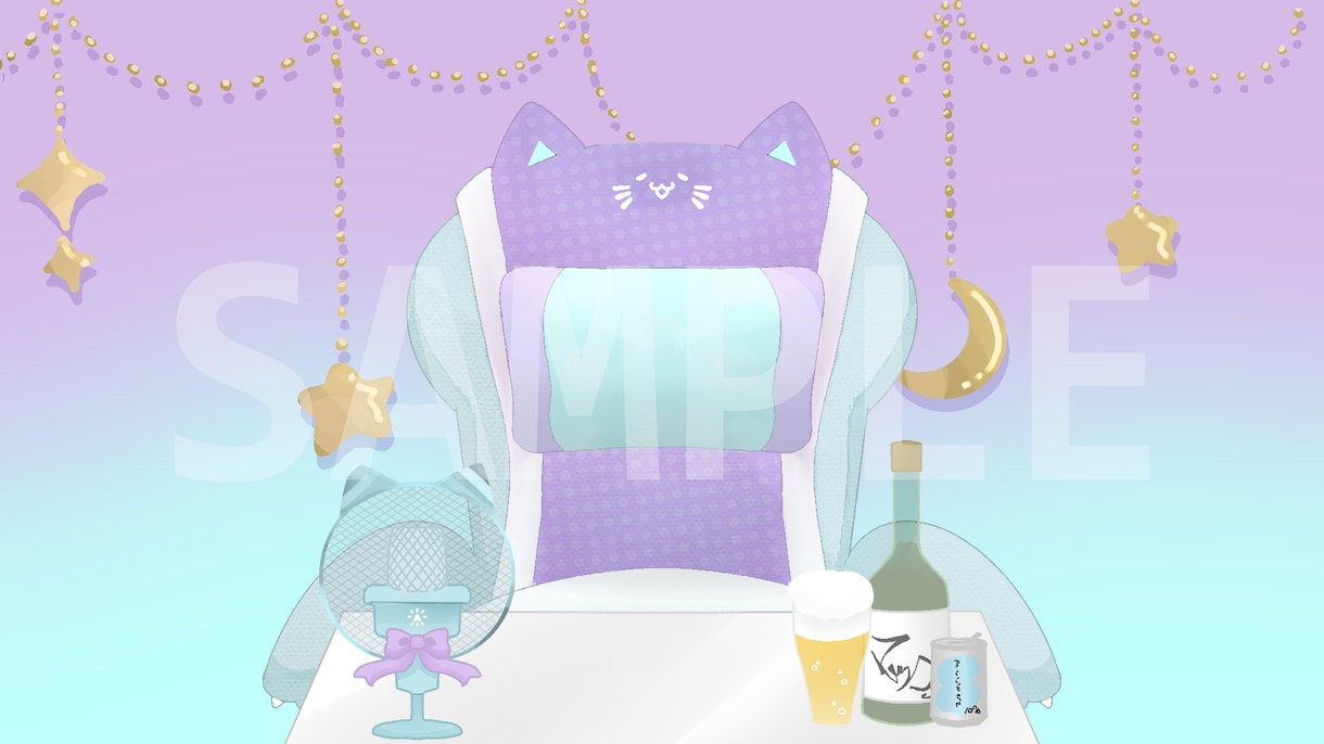 Vtuber様にオススメ！配信で使える背景描きます あなたのキャラクターやシチュエーションに合わせた背景作成 イメージ1