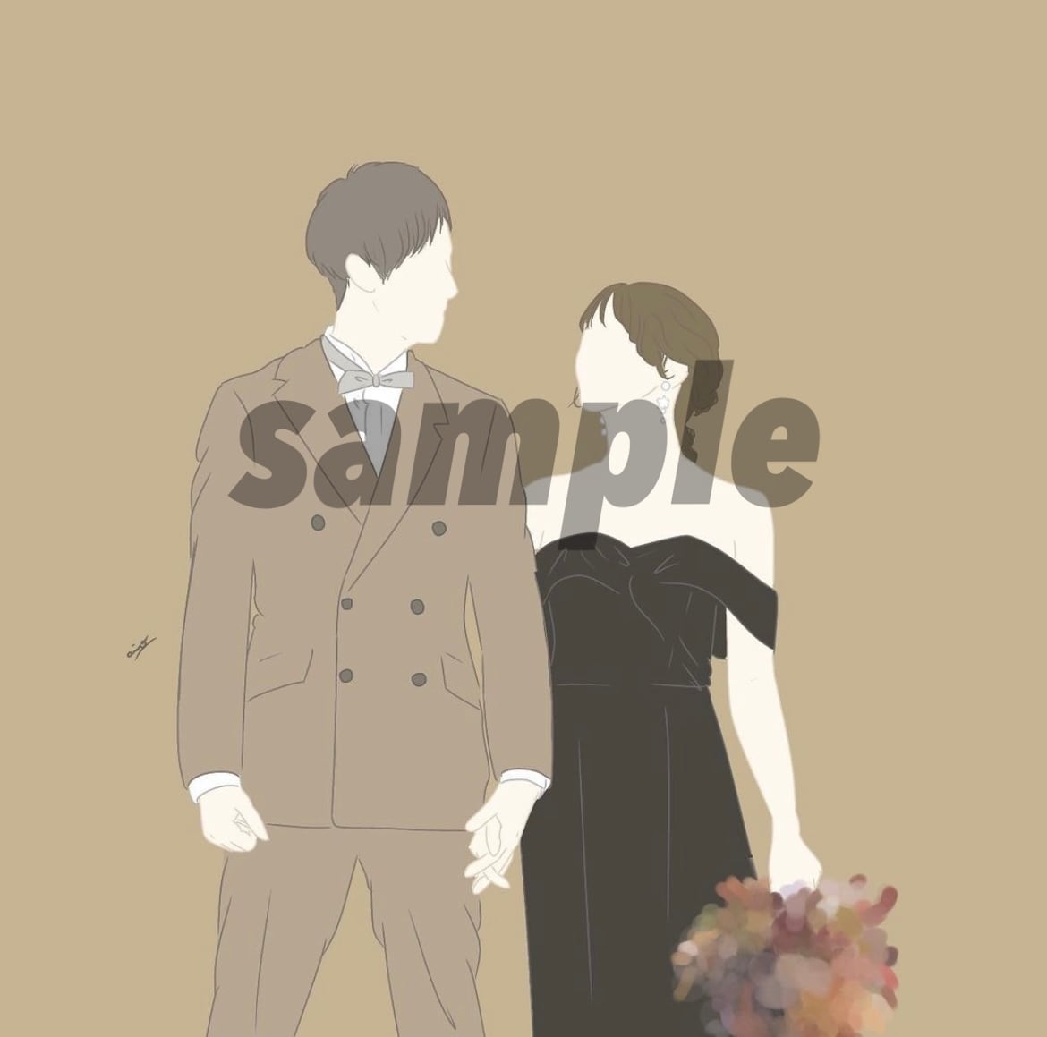 SNSアイコン用！似顔絵イラスト描きます 他の人よりもちょっとだけお洒落なアイコンに♪ イメージ8