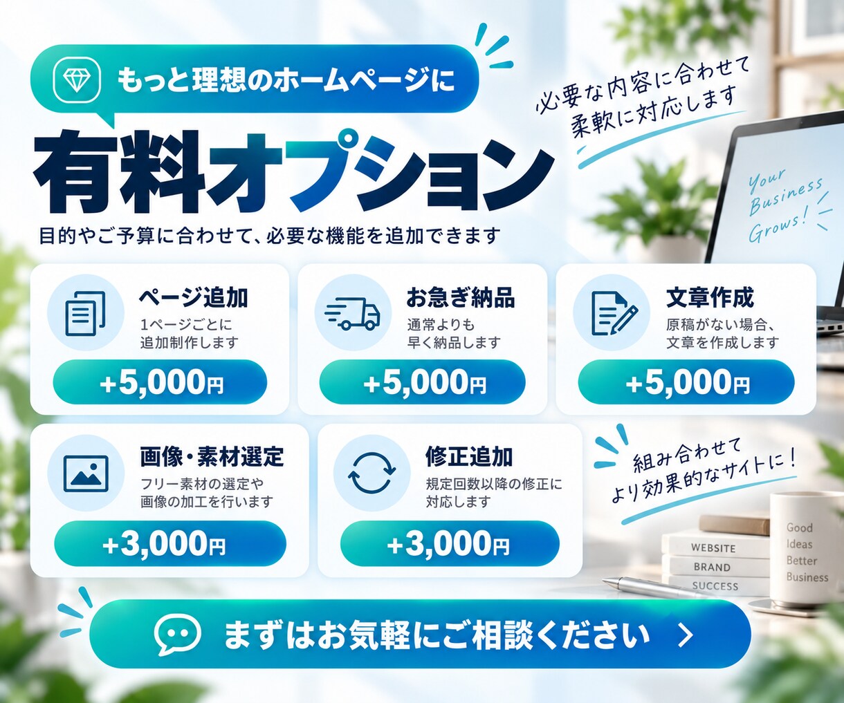 店舗・個人向けホームページを制作します スマホ対応・見やすく使いやすいサイトを制作 イメージ6