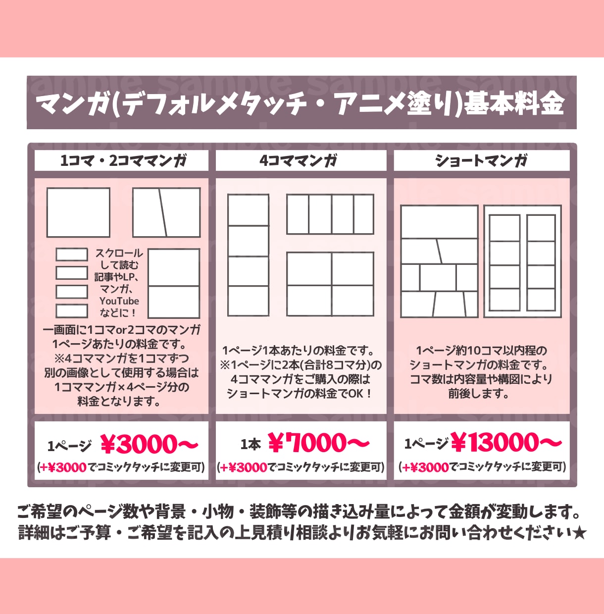 1コマ¥3000〜！読みたくなる広告マンガ描きます 商用OK★チラシ、SNS、LP、YouTubeに目を惹く販促 イメージ2