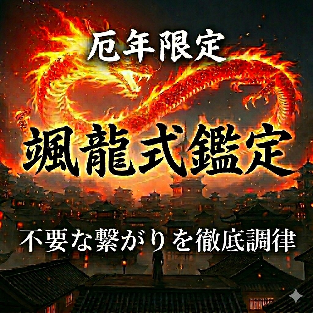 厄年限定♦今の厄の流れを霊視、停滞・悪縁を整えます 颯龍式♦人生の転換期を穏やかに整える霊視リーディング イメージ2