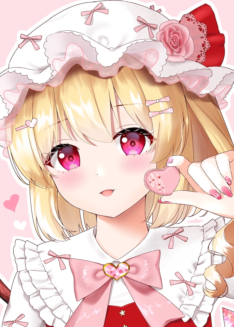 可愛い女の子のイラスト描きます スイーツやフルーツ、可愛いお洋服を描くのが得意です！ イメージ1