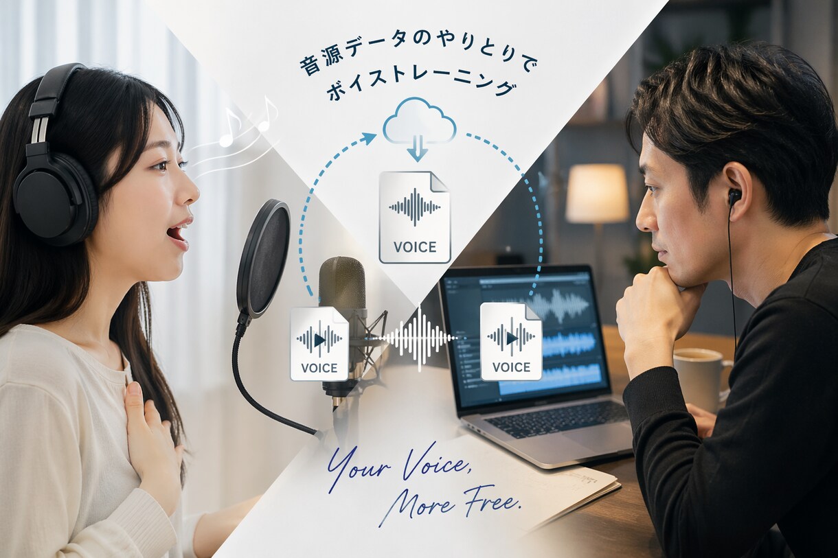 発声の改善点、改善方法を音声データで添削します 1年で別人の声になった経験を、あなたにも。 イメージ1