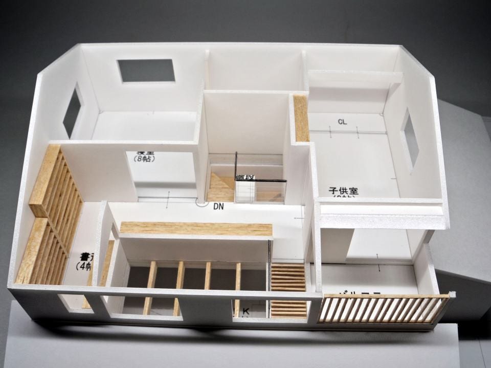 検討用スタディ模型、住宅模型、建築模型を製作します 住宅図面をカタチに、外観、間取り図を具体的なカタチに イメージ1