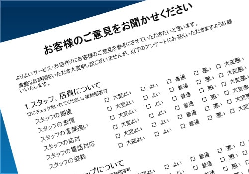 お客様アンケートの設計～分析まで全て引き受けます あなたのお店のお客様が求めている物を知りたいが手段がない方へ イメージ2