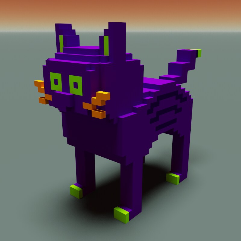 ボクセルでキャラクターや小物を作ります ボクセルアートをSNSのアイコンやイラスト素材に！ イメージ2