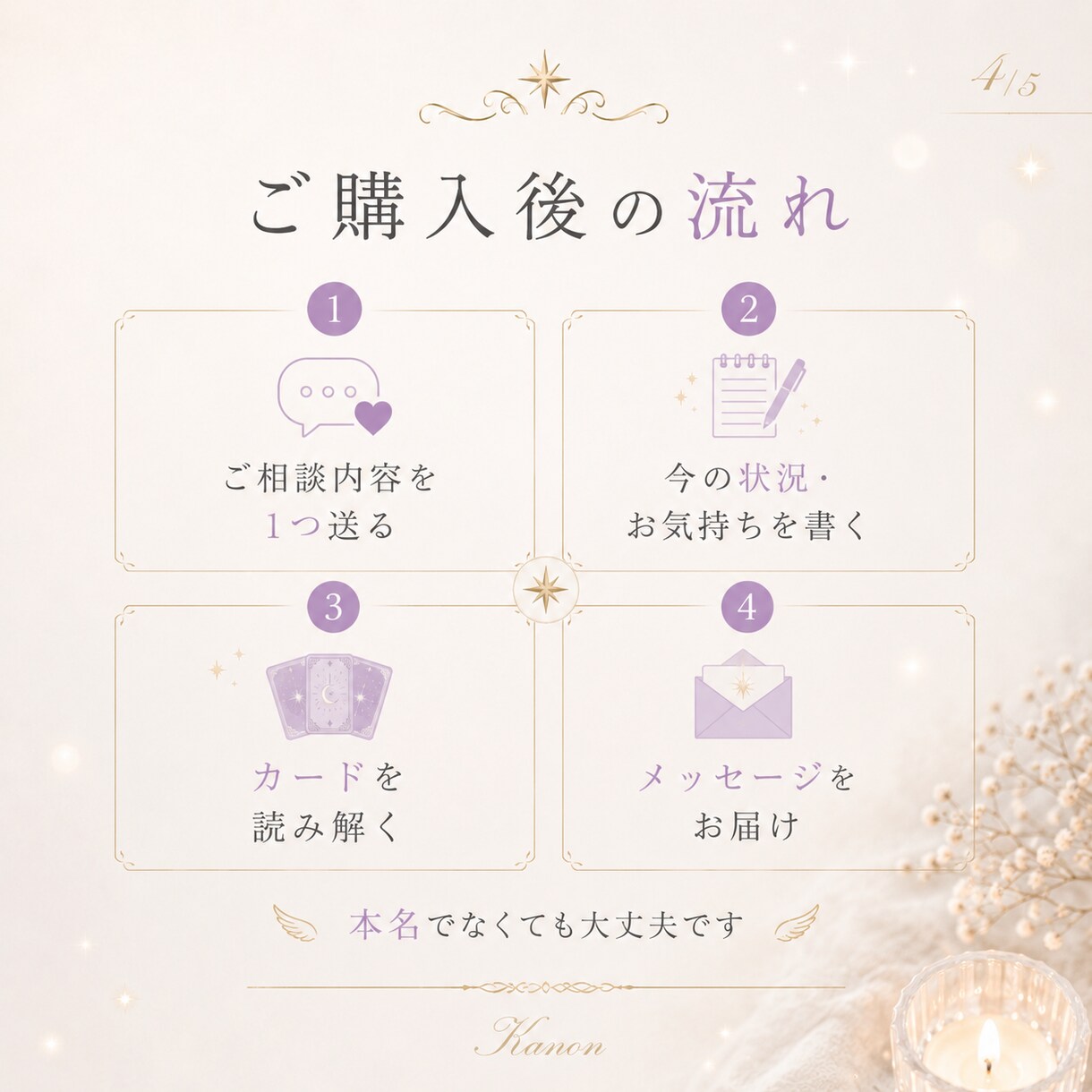 迷う心をカードで読み解きます 心を整え、次への一歩を見つけたい方へ イメージ5