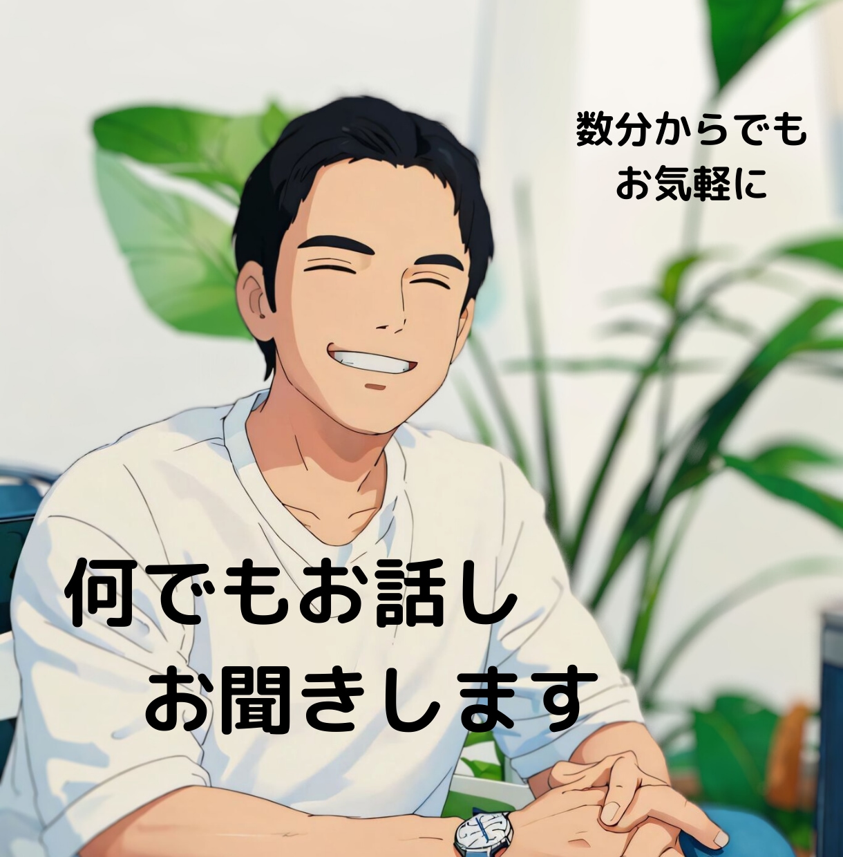 秘密厳守で愚痴やお悩み相談お聞きします 元警察官があなたのお話しじっくりお聞きします イメージ1