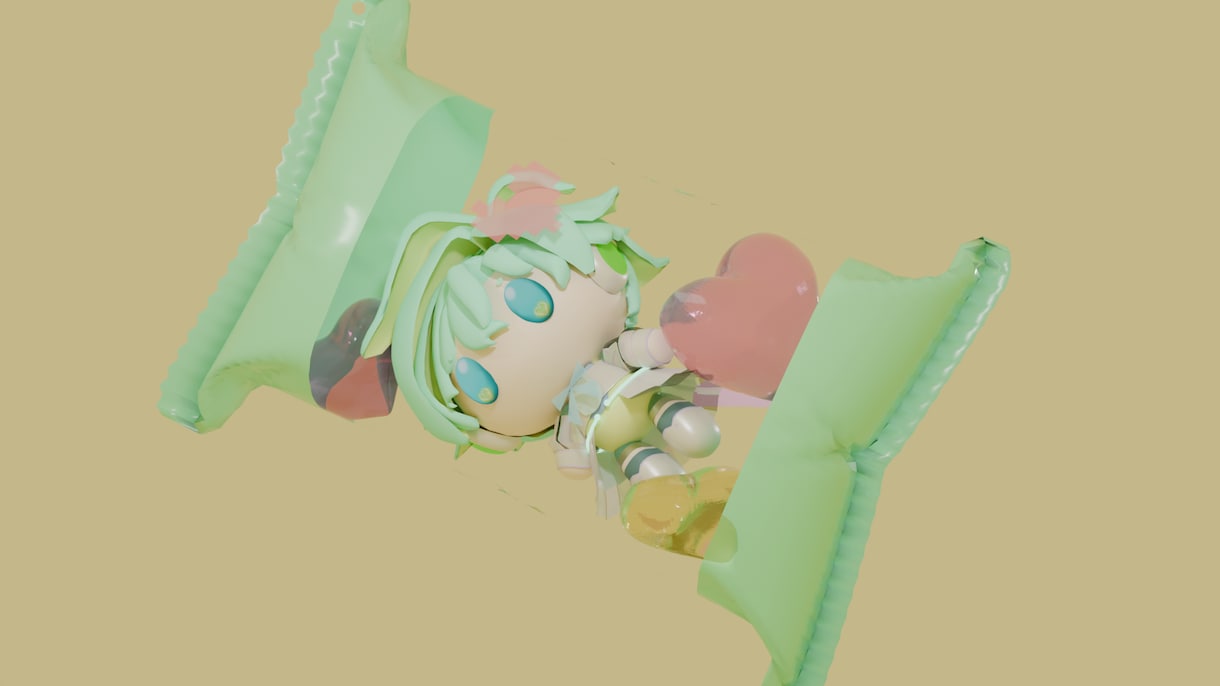 Kawaii世界のぬいミニキャラを3Dで制作します Vtuber/ストリーマー歓迎!様々な場面で使用可能です イメージ2