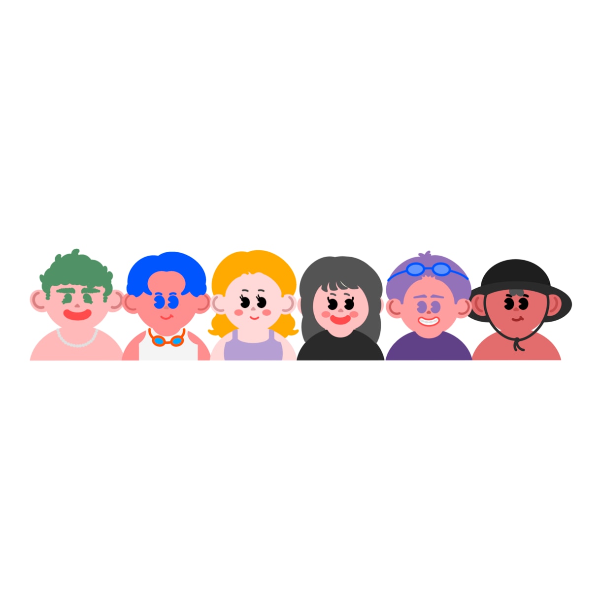 様々な場面で使える可愛いイラストを描きます アイコンや壁紙に使えるポップなイラストをどうぞ イメージ1