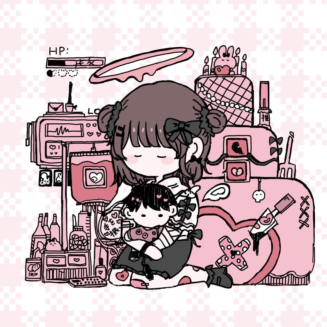 実績100体以上！ゆるいイラストを制作します 商用利用〇 どのようなポーズにも対応しています！ イメージ1