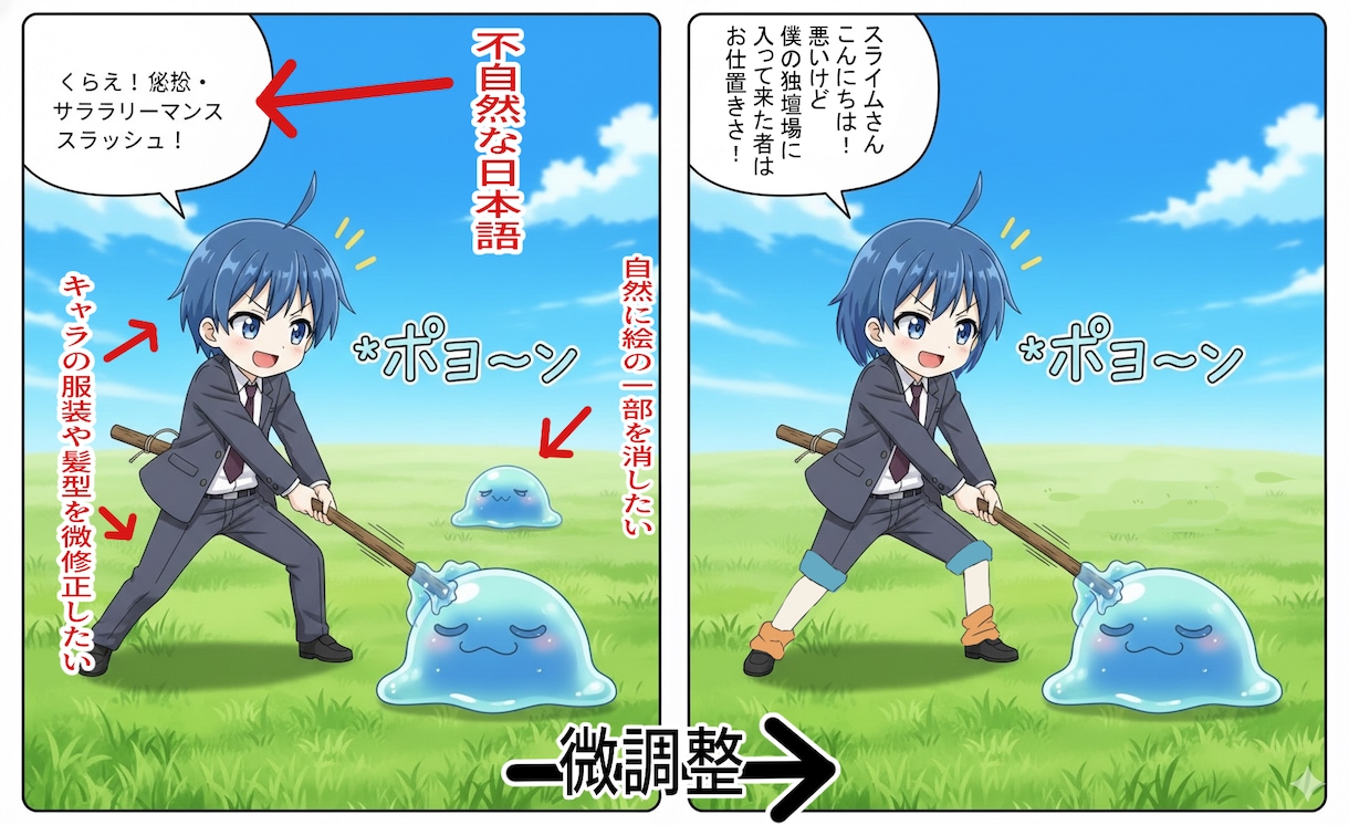 AI生成で出力したイラストを加筆修正します AIの不自然な画像をイラストレーターが加筆修正します。 イメージ1