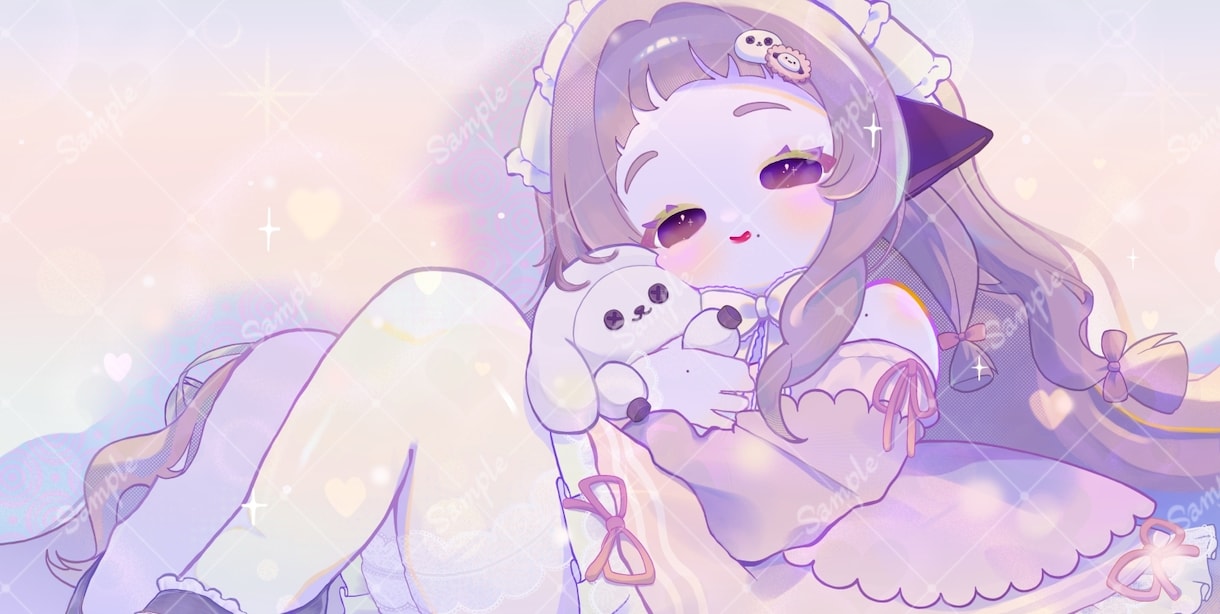 完全おまかせ！淡く透明感のある一枚絵お描きします 商用OK◎ラフの提出・修正なしで、安価でイラスト制作します！ イメージ4