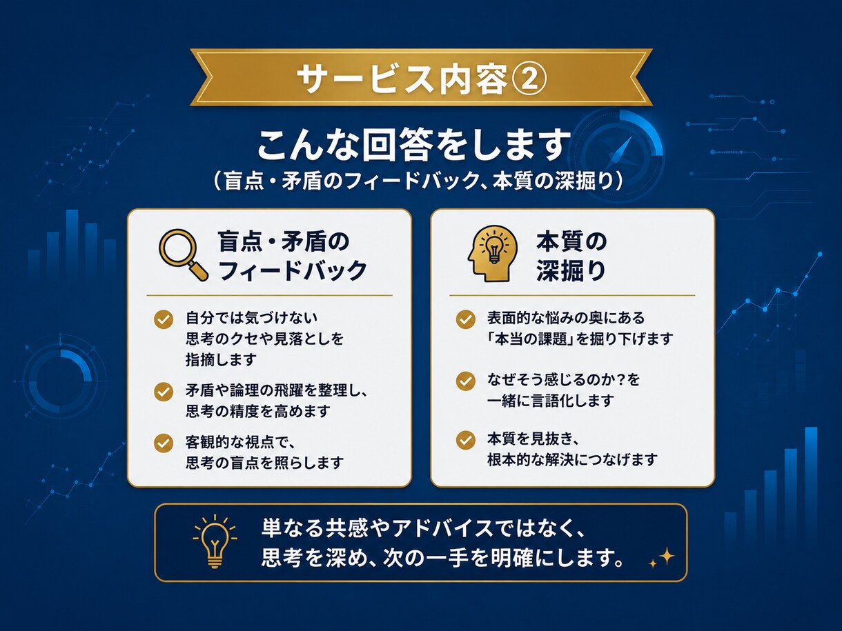 本気で解決したい人！指揮官がMBTIで導きます 出品記念・先着5名様限定セール！本気で現状を変えたい方へ！ イメージ7