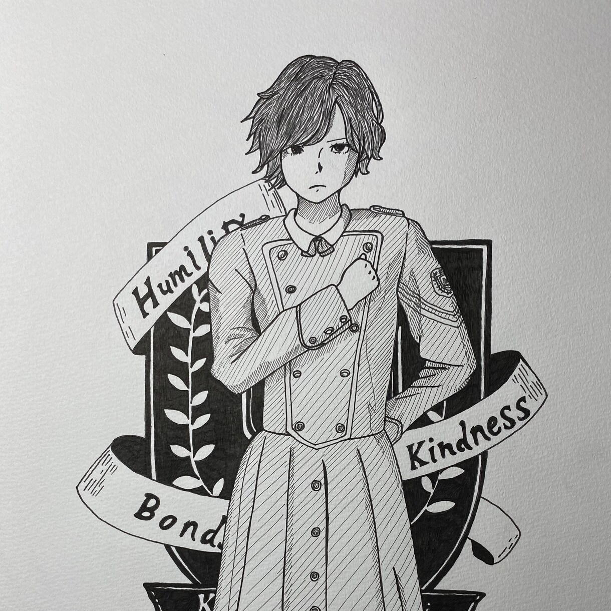 アイコン描きます ボールペンモノクロで一歩差をつけたイラストを！ イメージ2