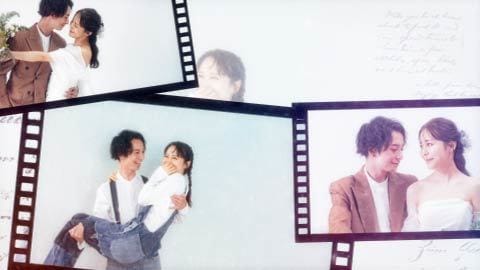オシャレなフィルム調のプロフィール動画制作します 【結婚式プロフィールムービー】DVD納品も対応♪ イメージ4