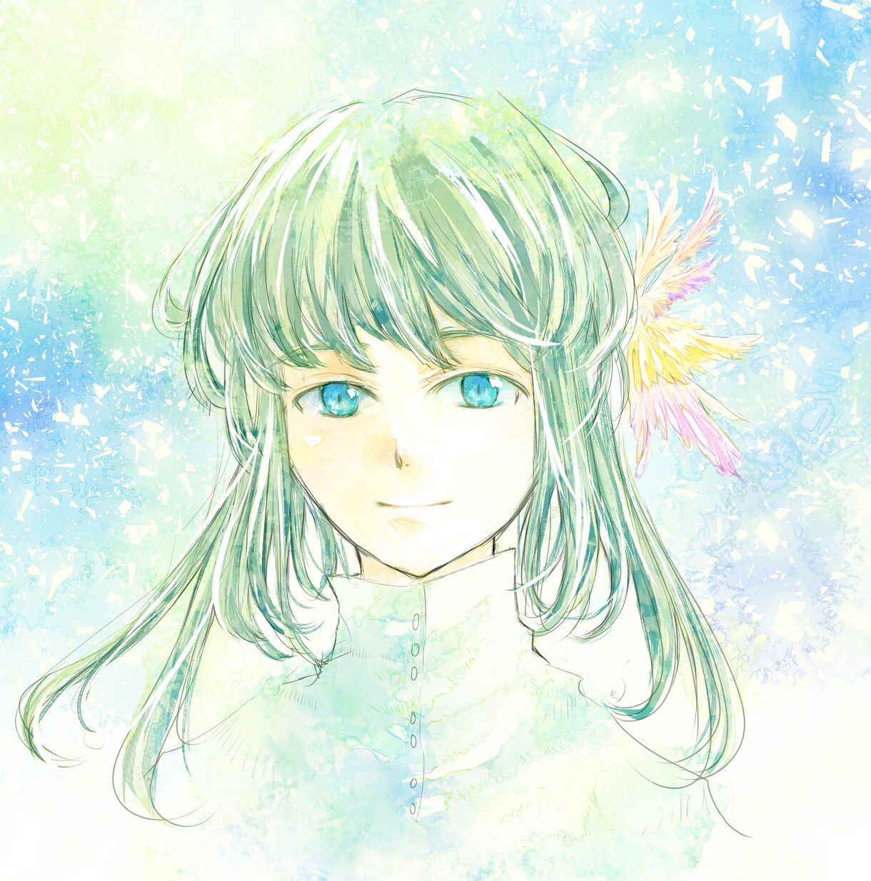 守護天使やスピリットガイドの似顔絵お描きします 守護天使やガイドをもっと身近に感じたい、繋がりを深めたい方へ イメージ7