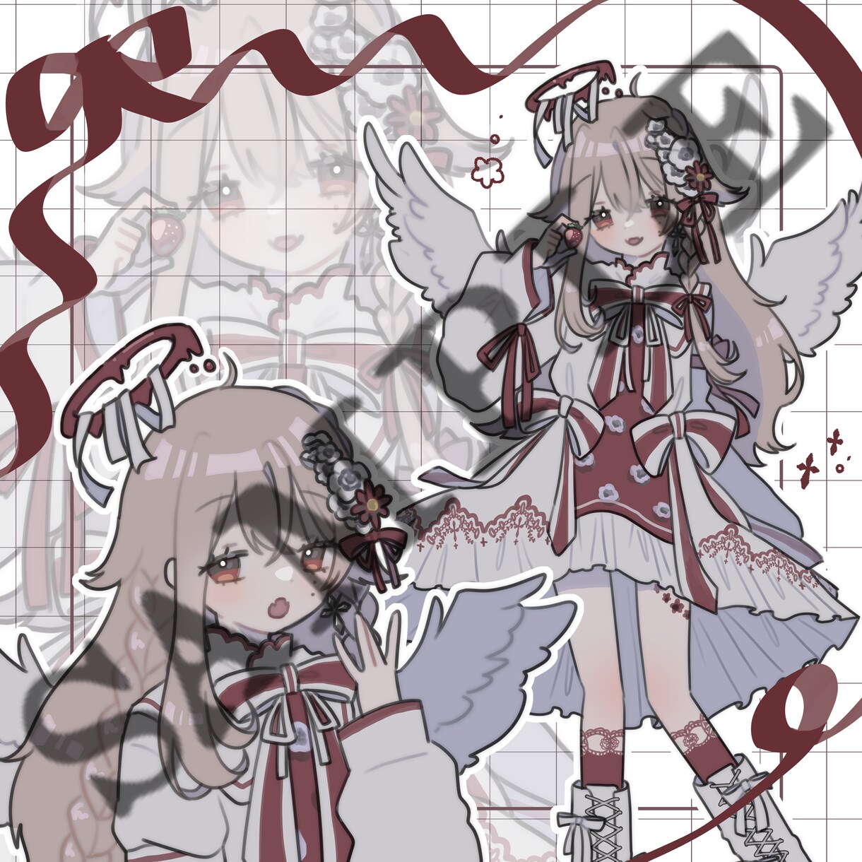 オリジナルキャラクターのイラストお描きします 5000円で全身+バストアップのイラスト！ イメージ2