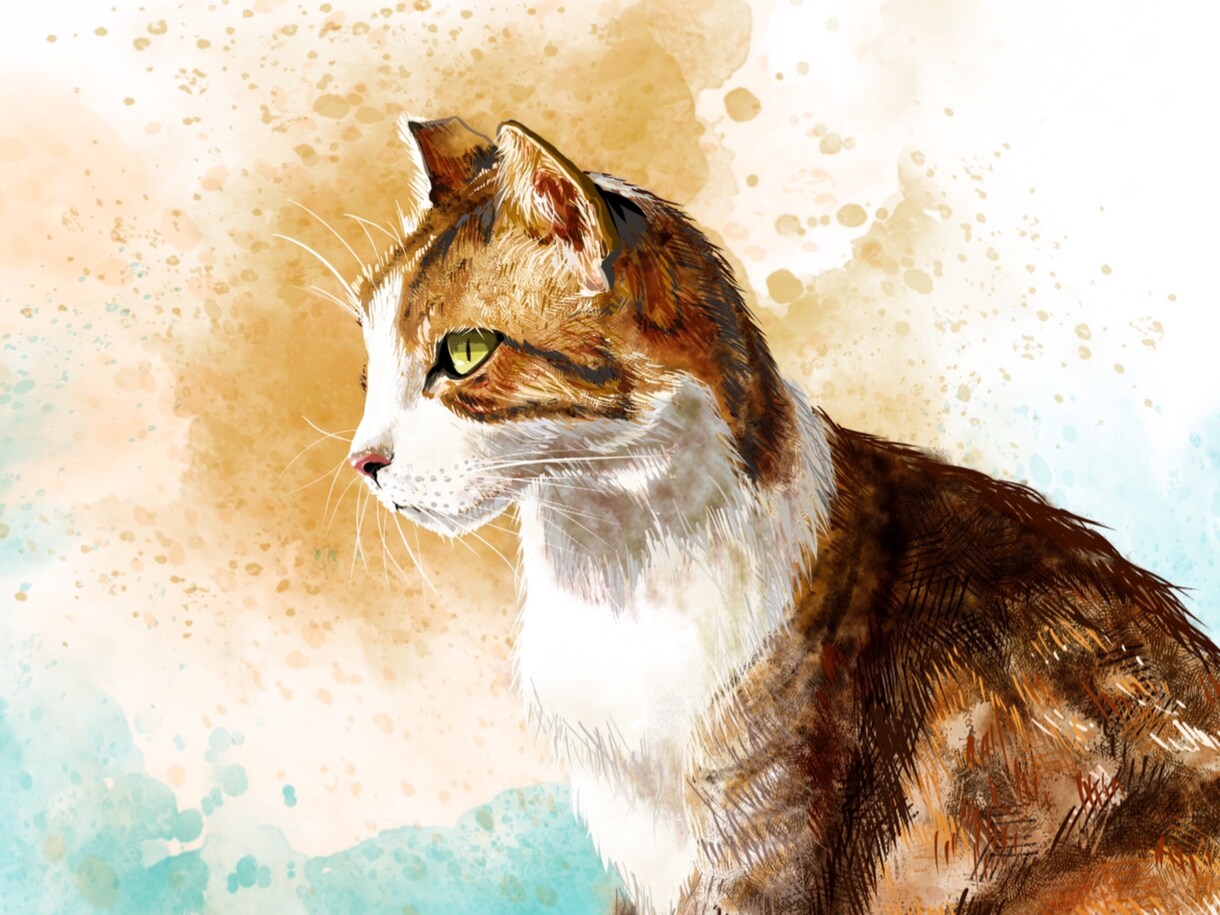 動物イラストを一つ一つ丁寧に描き上げます 自分や身近な人のペットの可愛いイラストが欲しい方へ イメージ2