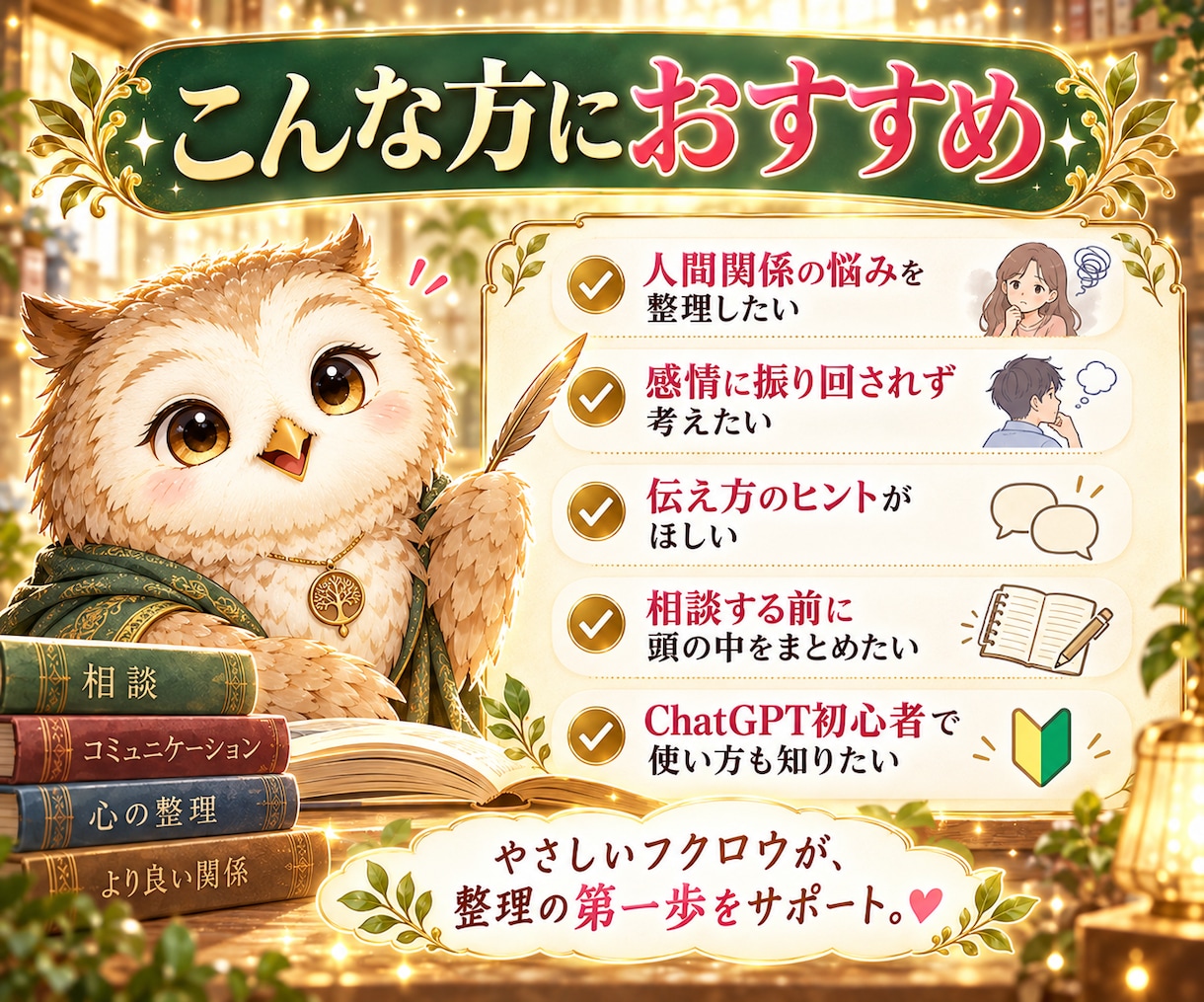 人間関係改善AIと使い方PDFをお届けします 職場・友人・家族のモヤモヤ整理に！質問例付き イメージ8