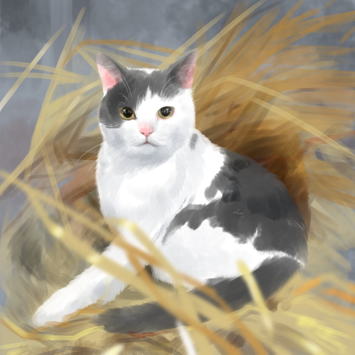 ペットや動物のイラストを　絵画風にお描きします 大切なペットや動物たちとの思い出をイラストとして残しませんか イメージ2