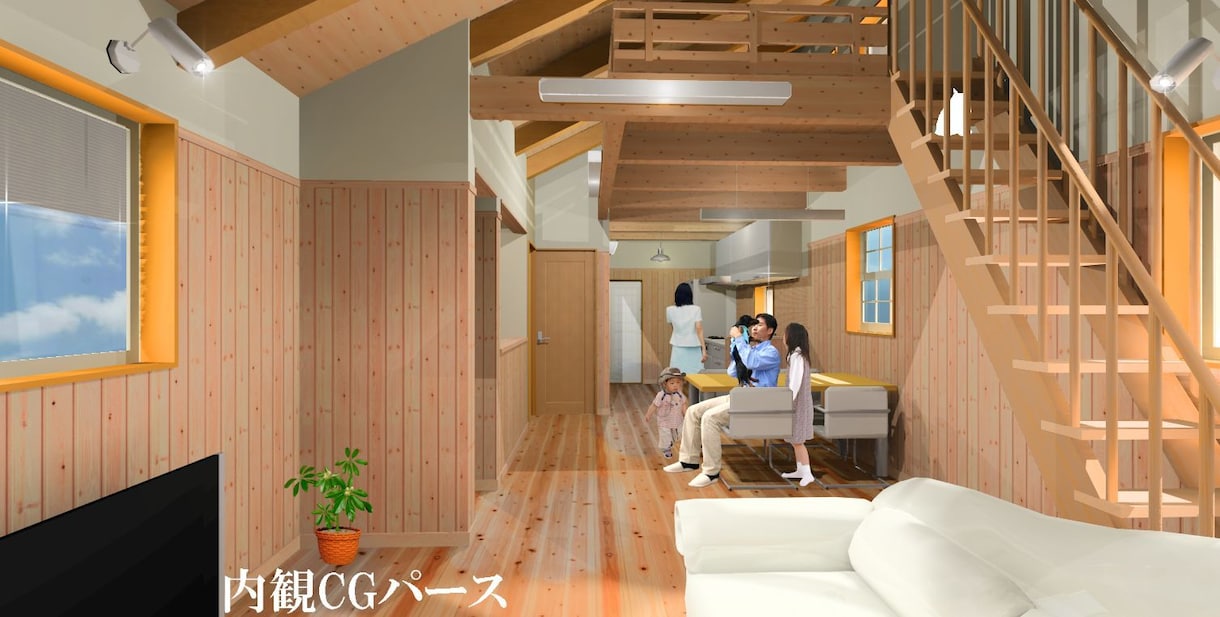 一目でわかる、完成イメージＣＧパース作成致します リアル画像は勿論、絵画調やイラスト風など、レタッチも致します イメージ3