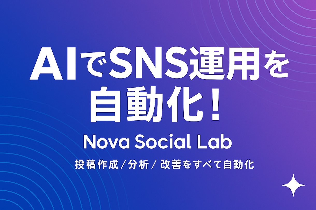 AI活用：SNS投稿・運用を自動化して代行します AIでSNS運用を効率化します イメージ1