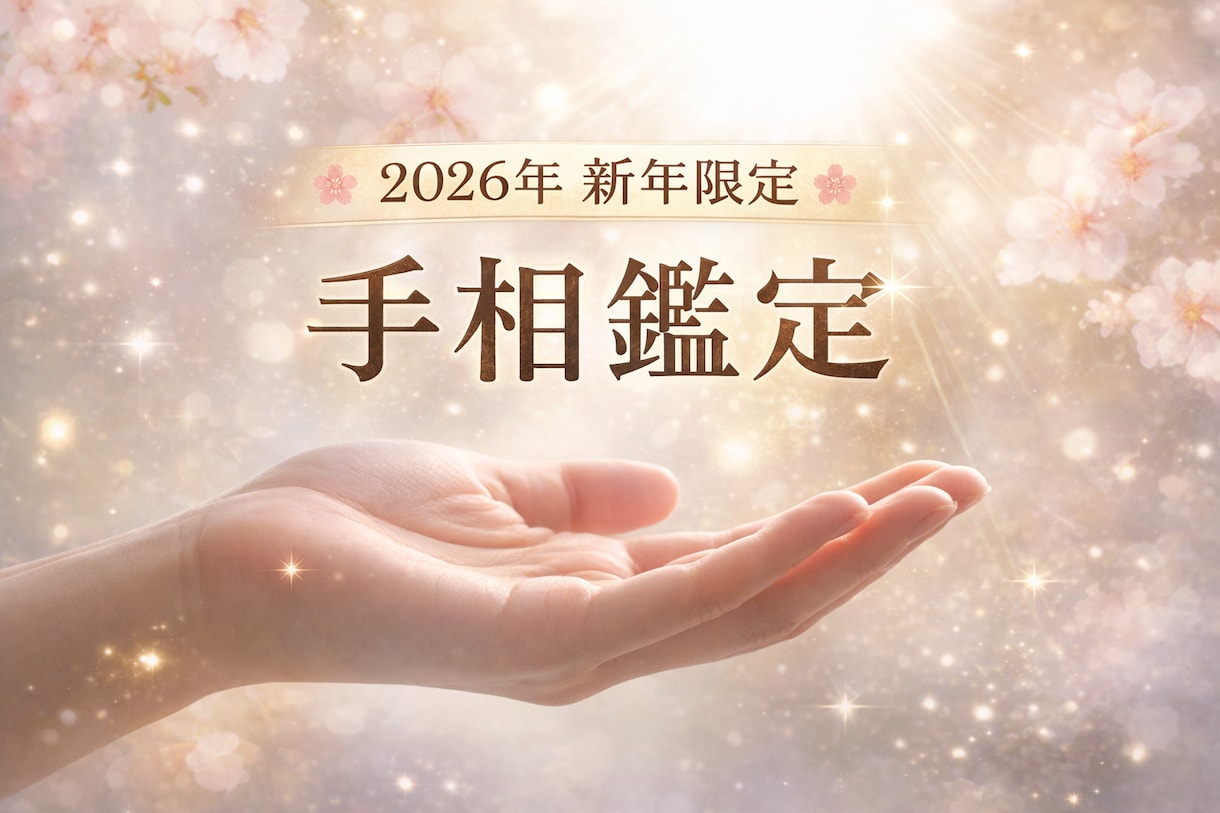 2026年新年限定 ＊手相鑑定します 写真を送るだけ｜2026年の流れを知る イメージ1