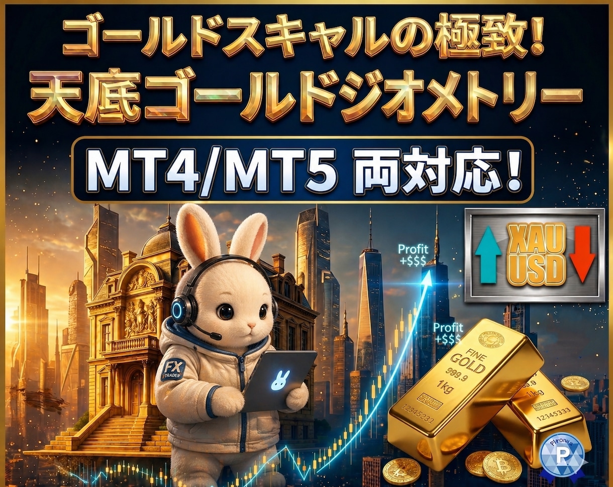 FXスキャル【天底ゴールドジオメトリー】納品します GOLDスキャルピングの極致！【MT4/MT5両対応】 イメージ1