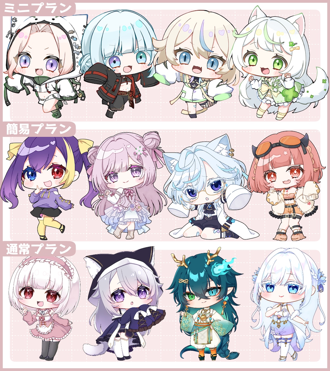 かわいいデフォルメイラスト描きます アイコン、グッズ、動画用イラストなど♪ イメージ7