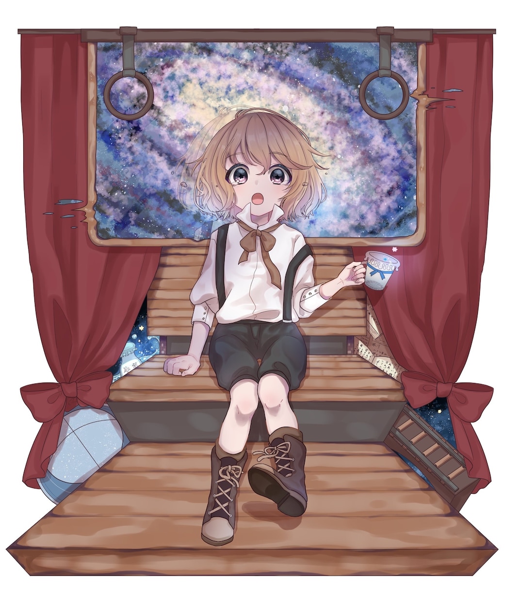 童話みたいなかわいい人の目を引くイラスト制作します 動画、表紙、ゲームなどのイラスト描かせてください！ イメージ3