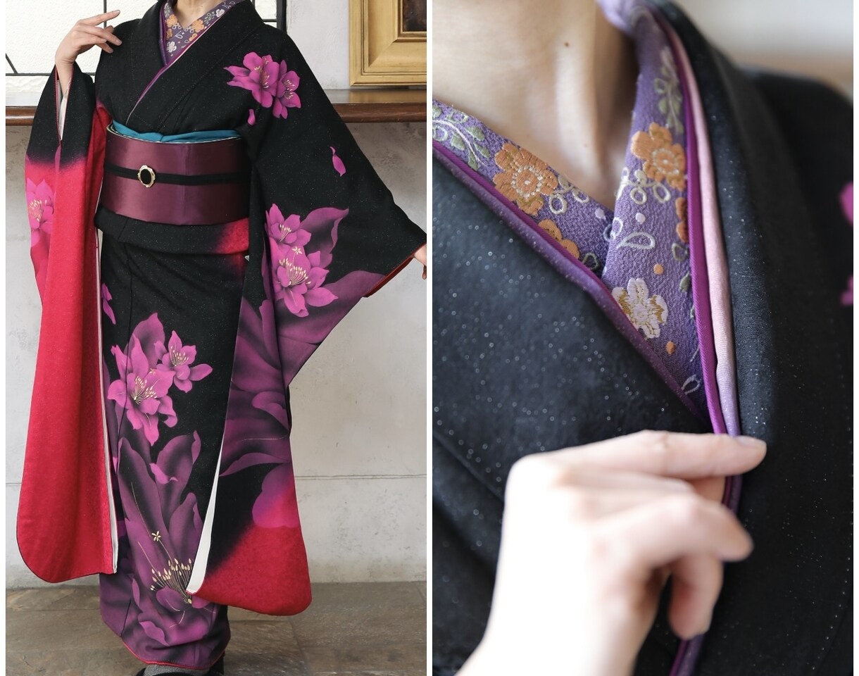 美しいシルエットの着物の着方、着せ方教えます 現役着付け講師、着付け師が着物の着方を時間内に解決致します。 イメージ3