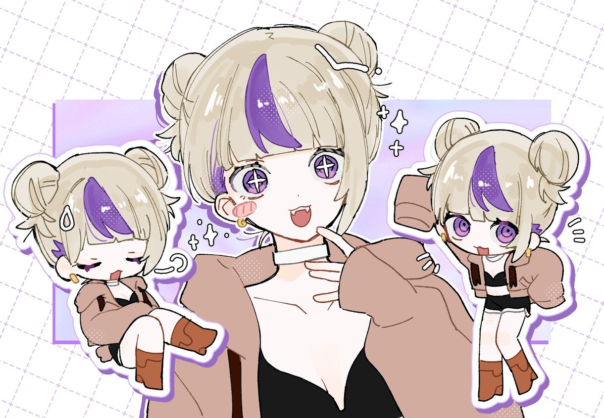 キャラクターイラストを描きます 可愛いイラストで柔軟にご要望にお応えできます！ イメージ1