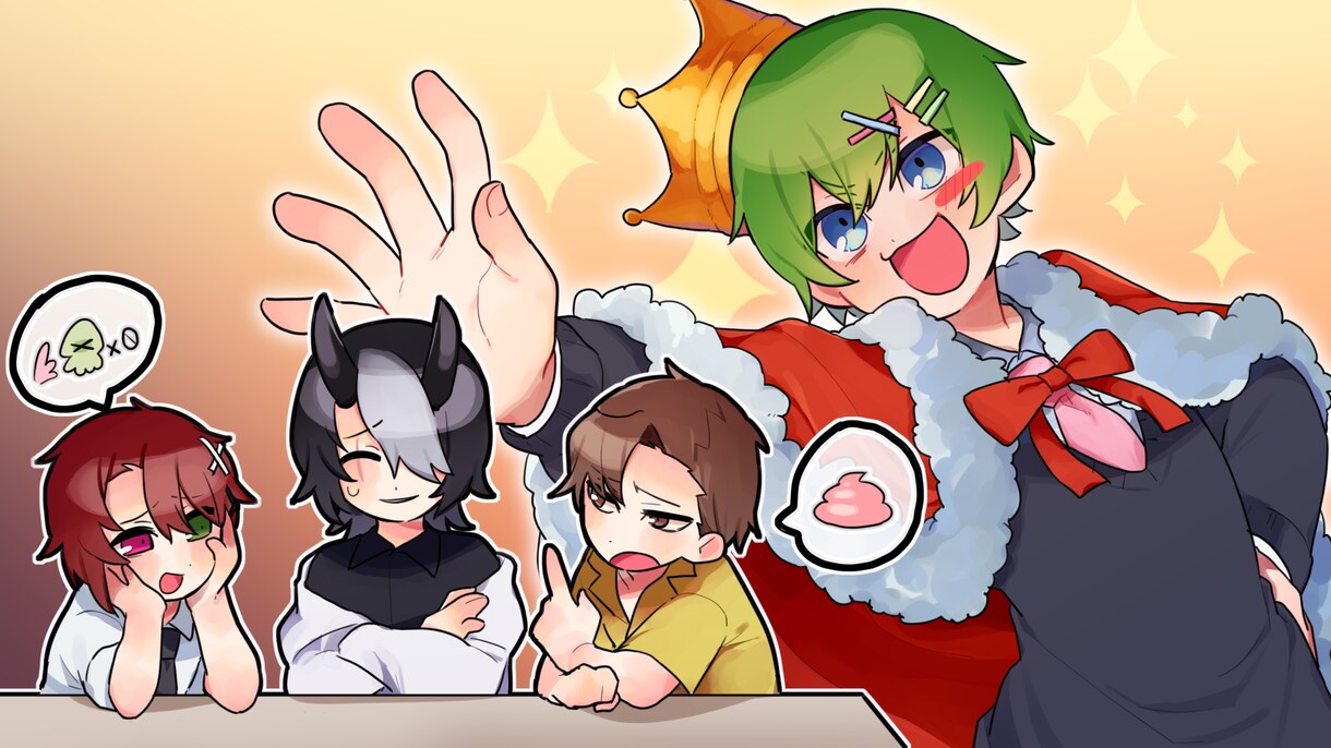 SNSなどで使用できるイラストを制作いたします 【最速即日提出可能，夢腐イラスト可】 イメージ1