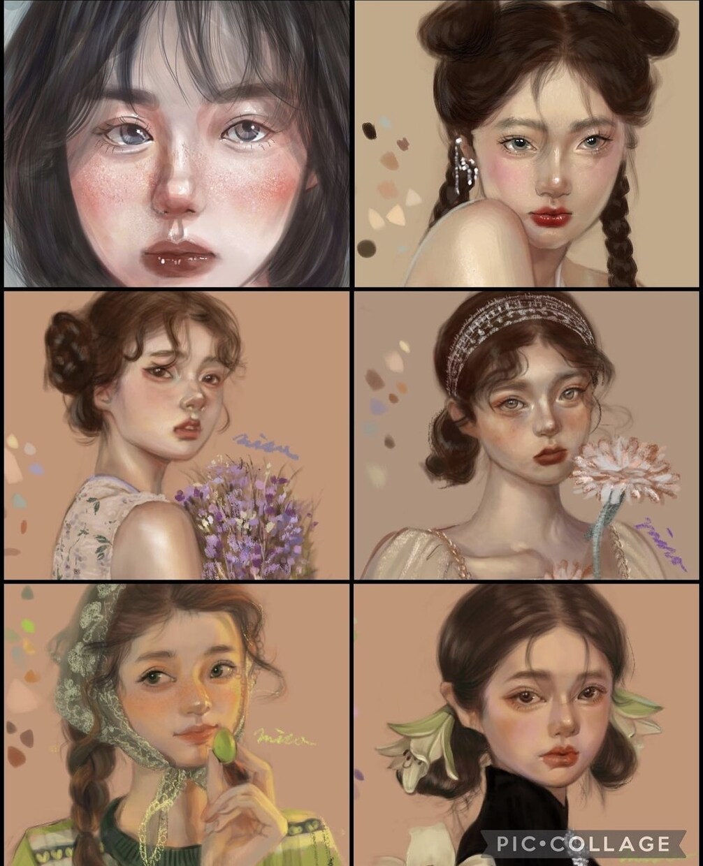 魅力的な似顔絵アイコンイラスト作成します お顔を出したいけど、写真は抵抗あり…って方におすすめ♪ イメージ1