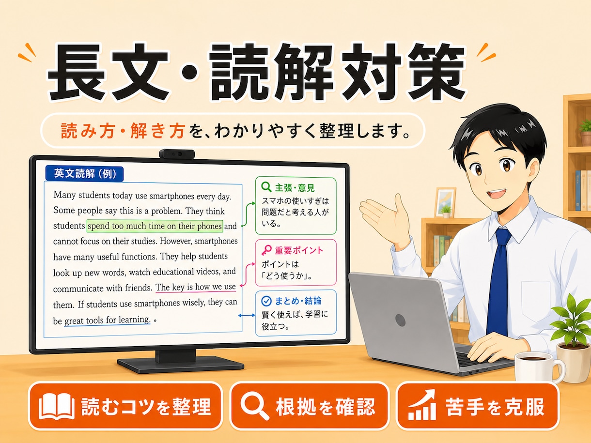 中学生・高校生の英検2級・準1級を個別指導します 300人以上の生徒様を指導｜レッスン報告・復習プリントも作成 イメージ9