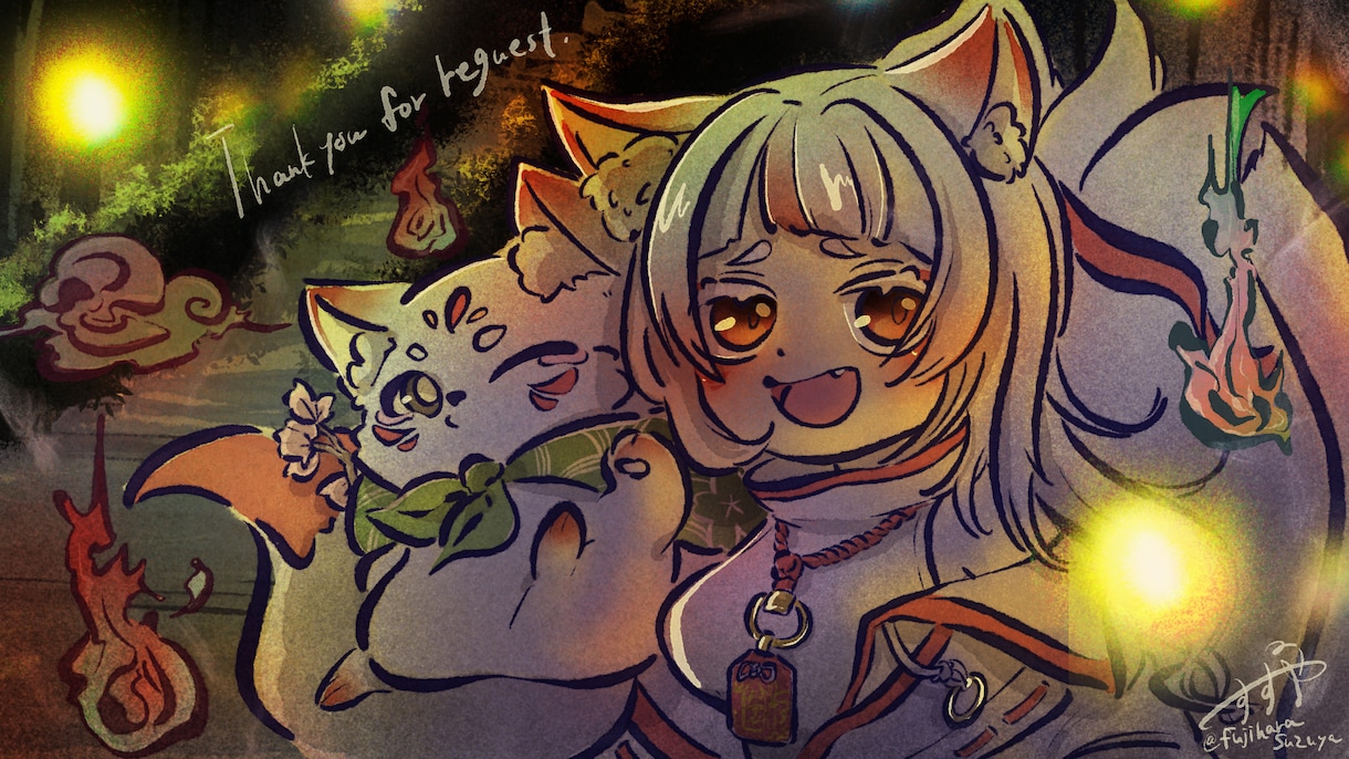 和風で親しみやすい、可愛いイラストを描きます 和風で親しみやすく、幅広い層に可愛いと言ってもらえるイラスト イメージ10