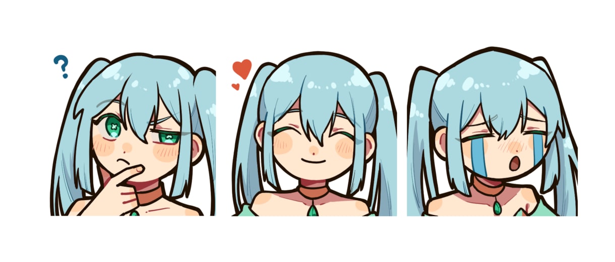 youtube・Twitchのスタンプ描きます 1枚～OK！お気軽にご相談ください！ イメージ3