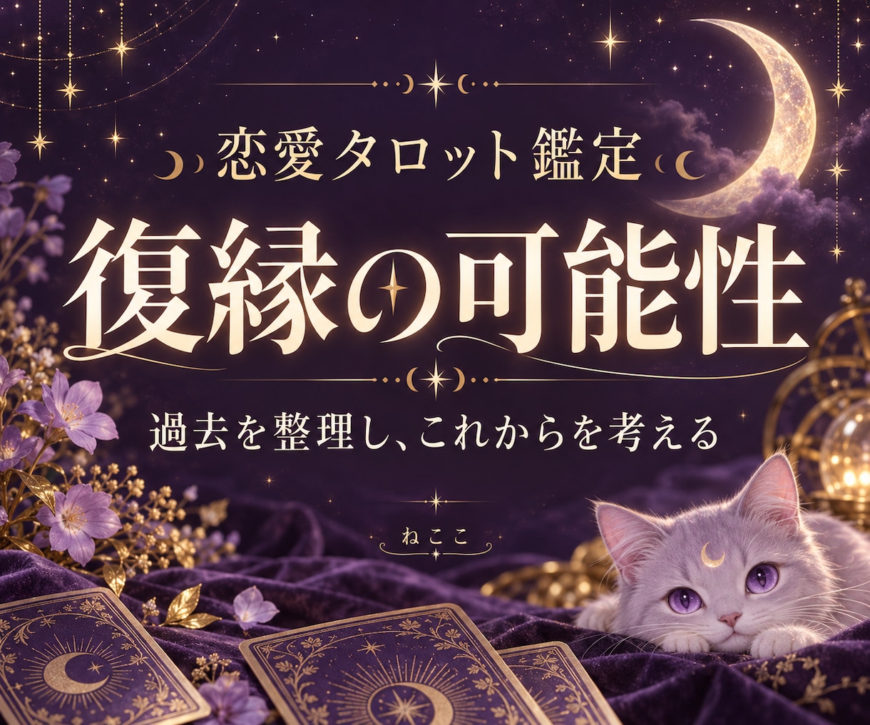 復縁の可能性とこれからの向き合い方を占います 連絡するか待つか、過去を整理して考えたい方へ イメージ1