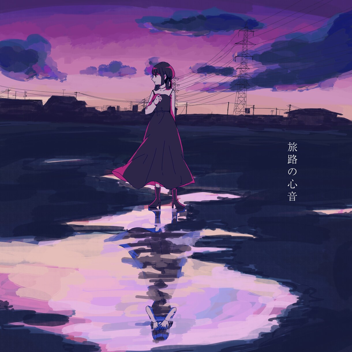 商用OK！MVサムネ・ヘッダー等のイラスト描きます エモいイラストが得意です！背景、人物のみもOK！ イメージ8