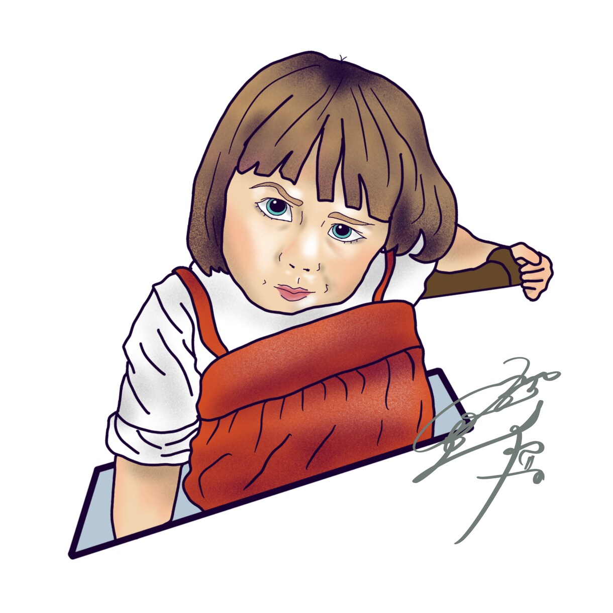特別な記念日用にイラスト作成いたします アイコン用、子供のイラストが得意分野です イメージ4
