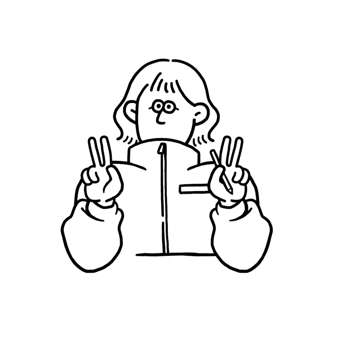 シンプルな人物イラスト描きます 【 おしゃれイラストで競合と差別化を 】 イメージ2