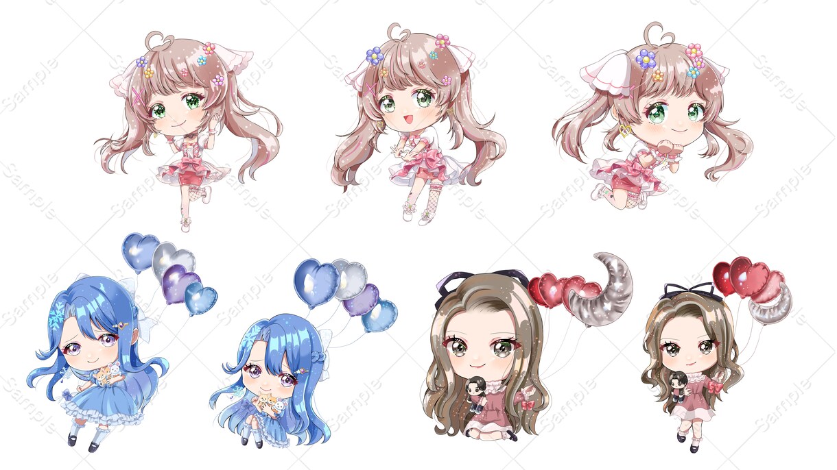 SDキャラクター描きます 可愛いキャラクターデザインにします！ イメージ6