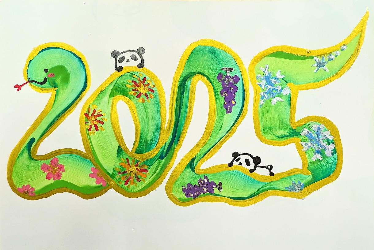 あなたの好きな文字を『花文字』でお描きします 〜世界に一つだけの花文字☆プレゼントにもおすすめ〜 イメージ4