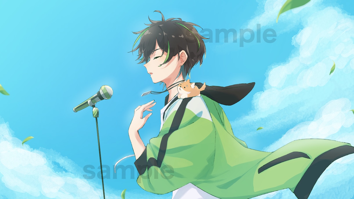 歌ってみたサムネイラストをお描きします サムネイルから自分らしさを出して行きませんか イメージ3