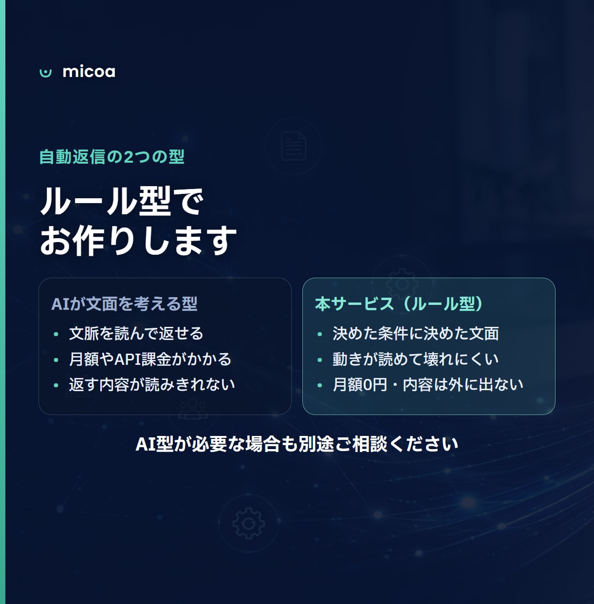 GASで問い合わせ・予約の手作業を自動化します フォーム・確認メール・予定登録を、月額0円で自動に。 イメージ10