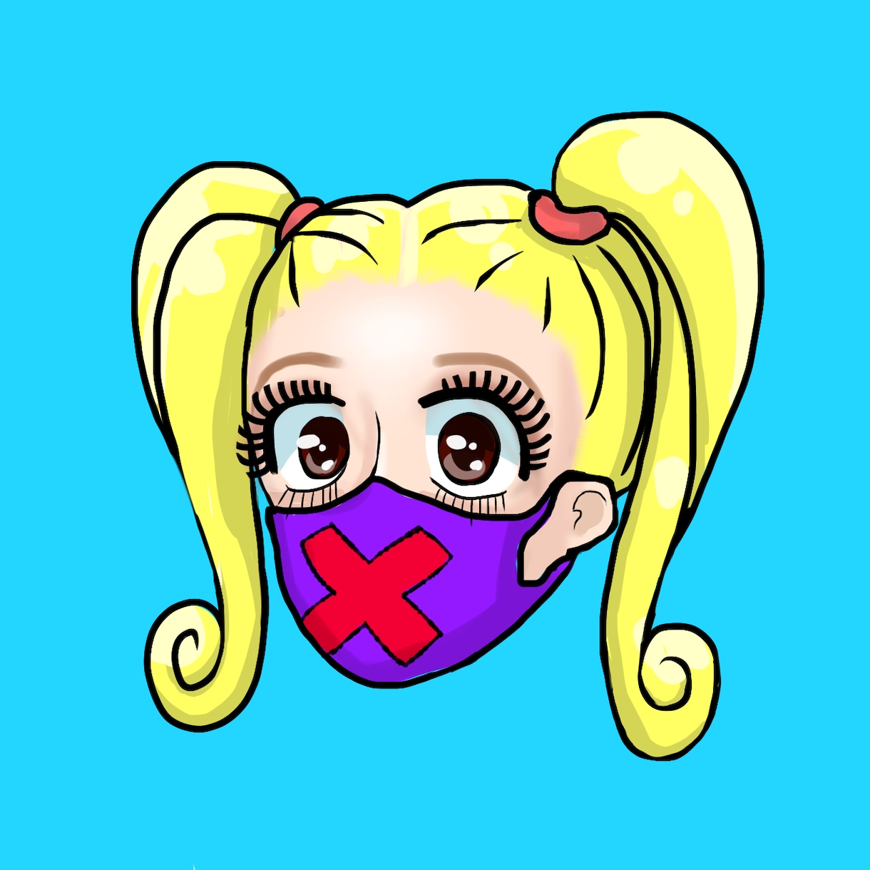 Twitter等で使えるシンプルなアイコン描きます あなたの雰囲気にあわせたシンプル似顔絵を作成します イメージ2